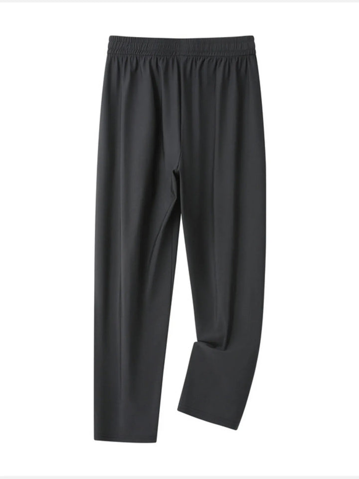 Men's Plus Size Casual Drawstring Wide-Leg Pants