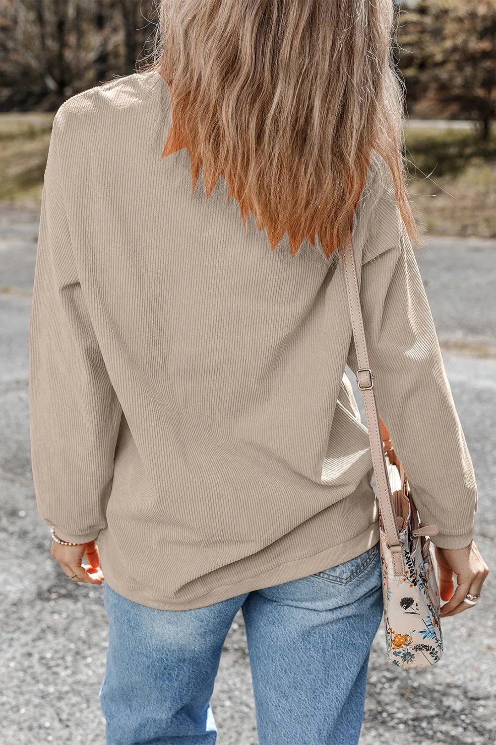 Cowgirl Graphic Long Sleeve Sweatshirt