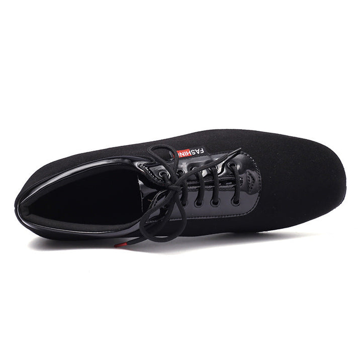 Wupamo Mens Modern Dance Shoes For Waltz, Tango, And Ballroom Dancing Indoor Soft-soled Shoes In Larger Sizes