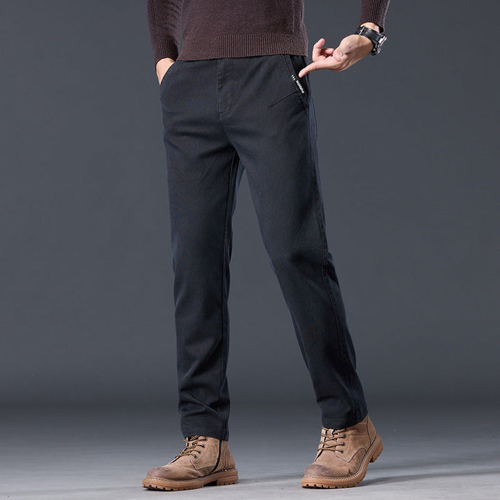 Spring And Autumn Loose-fitting Straight-leg Slim-fit Casual Trousers