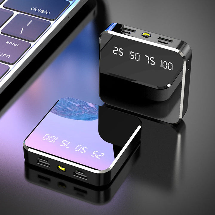 Mini Compact Full Mirror Power Bank