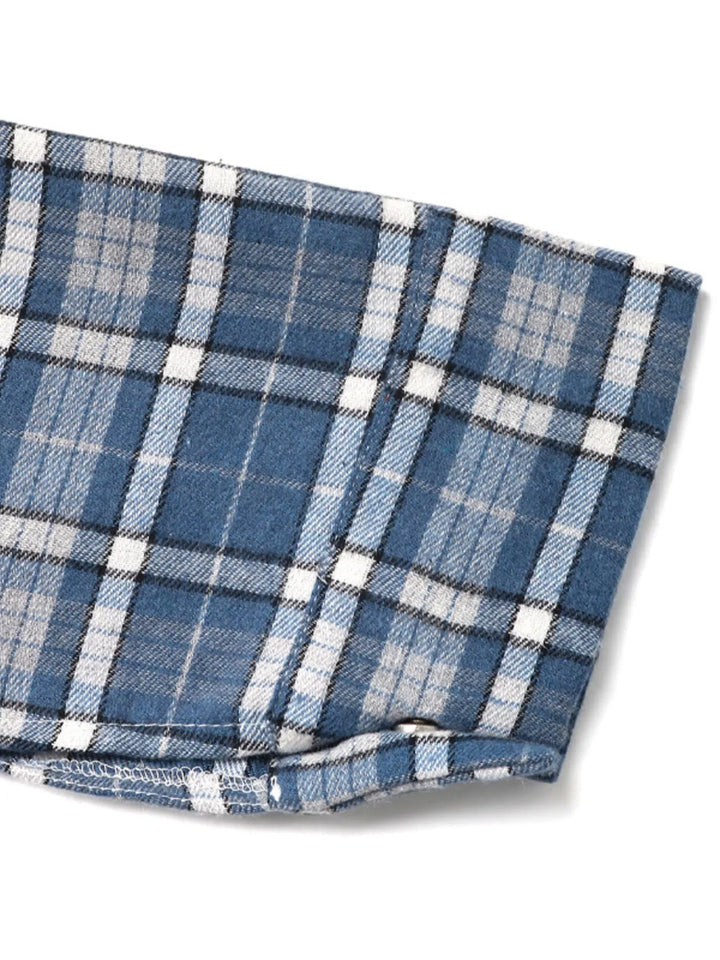 Plaid Button Up Long Sleeve Shirt