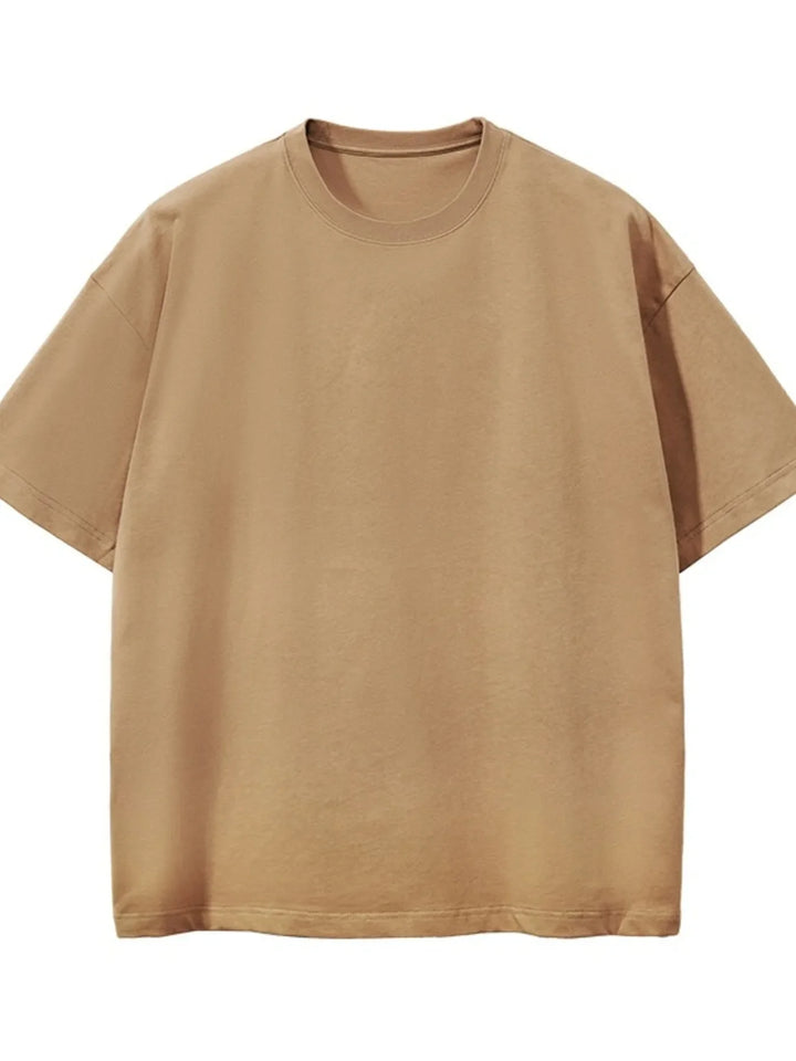 Men's Full Size Round Neck Short Sleeve T-Shirt Plus Size