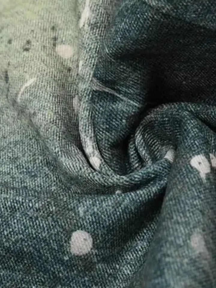 Men's Paint Splatter Wide Leg Jeans