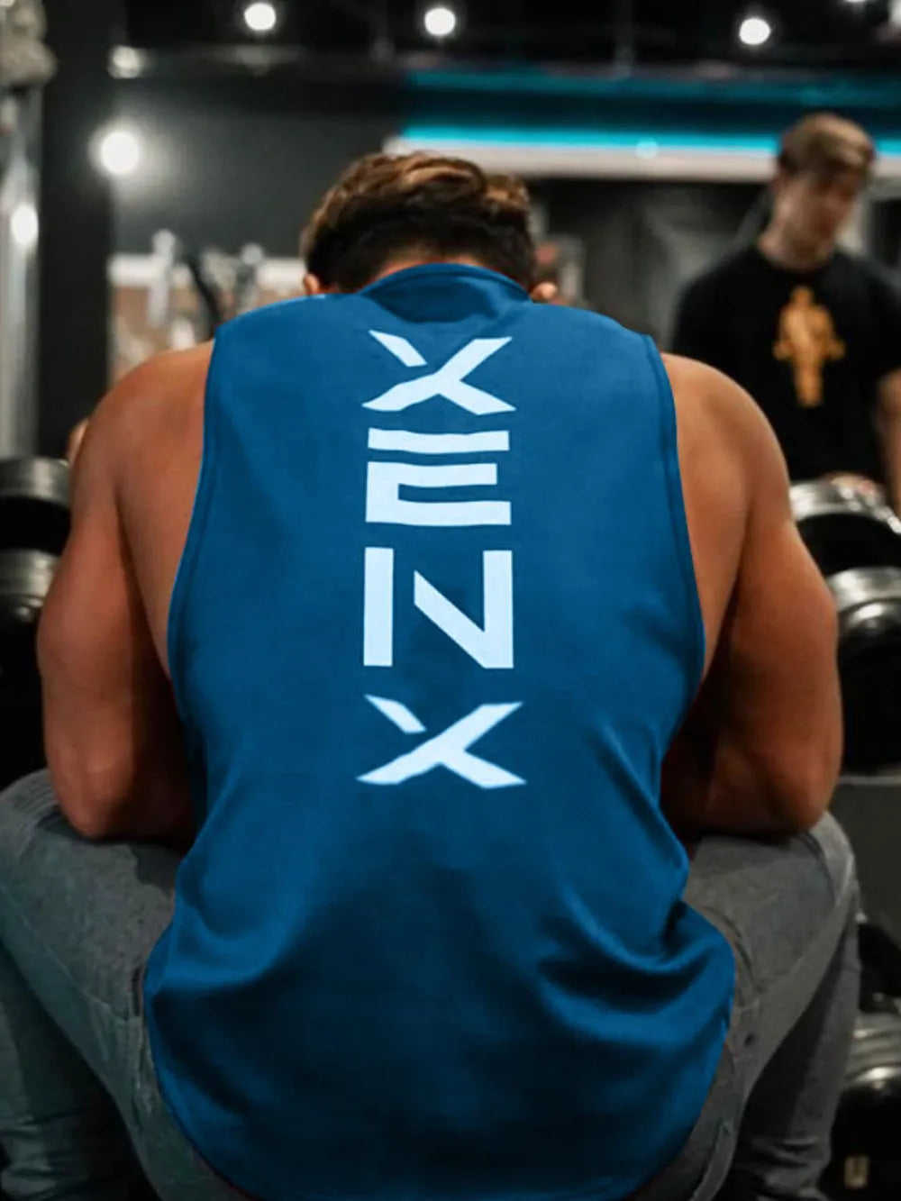 Men's Plus Size Round Neck Tank