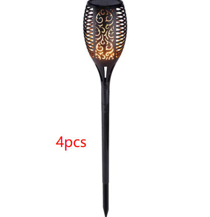 Solar Flame Flickering Garden Led Light Ip65 Outdoor Solar Tiki Torch Light Spotlights Landscape Decoration Led Lamp