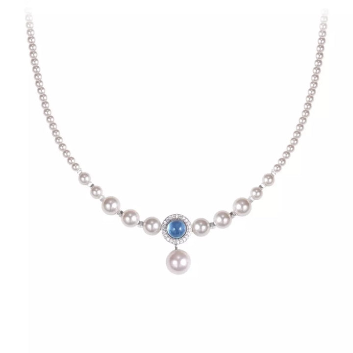 925 Sterling Silver Pearl Necklace