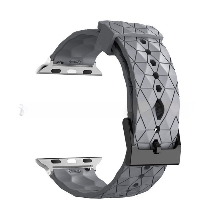 Football-patterned Watch S9 Strap S10 Silicone Replacement Wristband