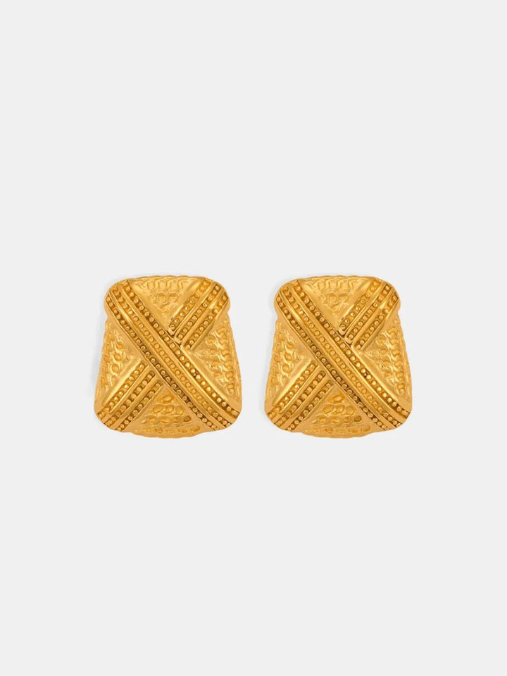 Titanium Steel Geometric Shape Earrings