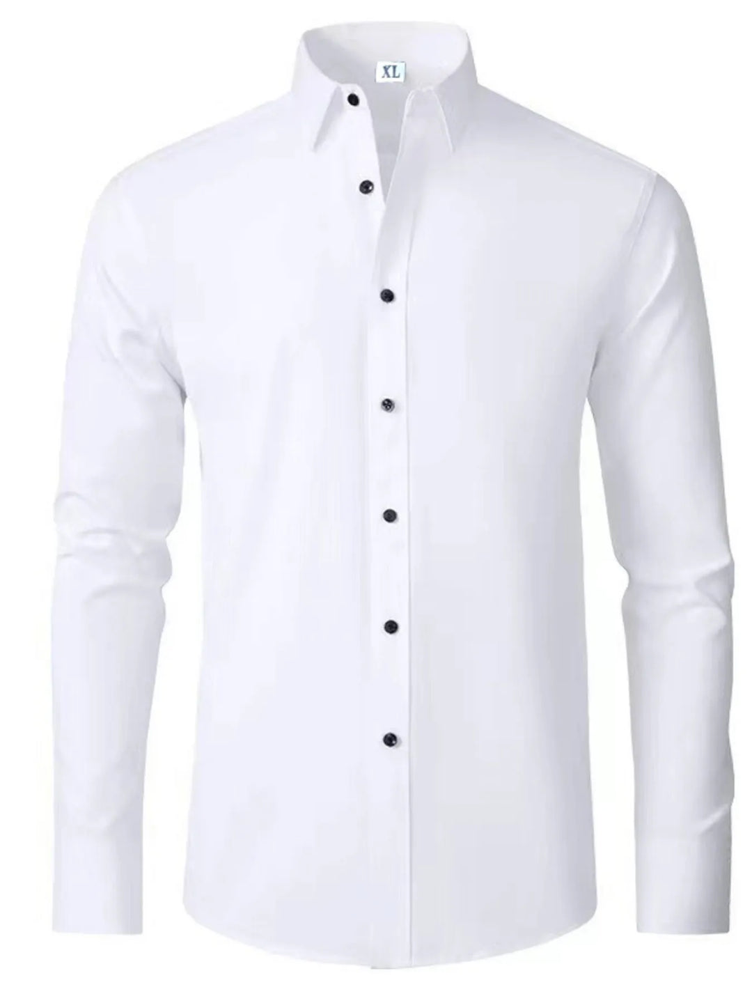 Men's Plus Size Button Up Long Sleeve Shirt