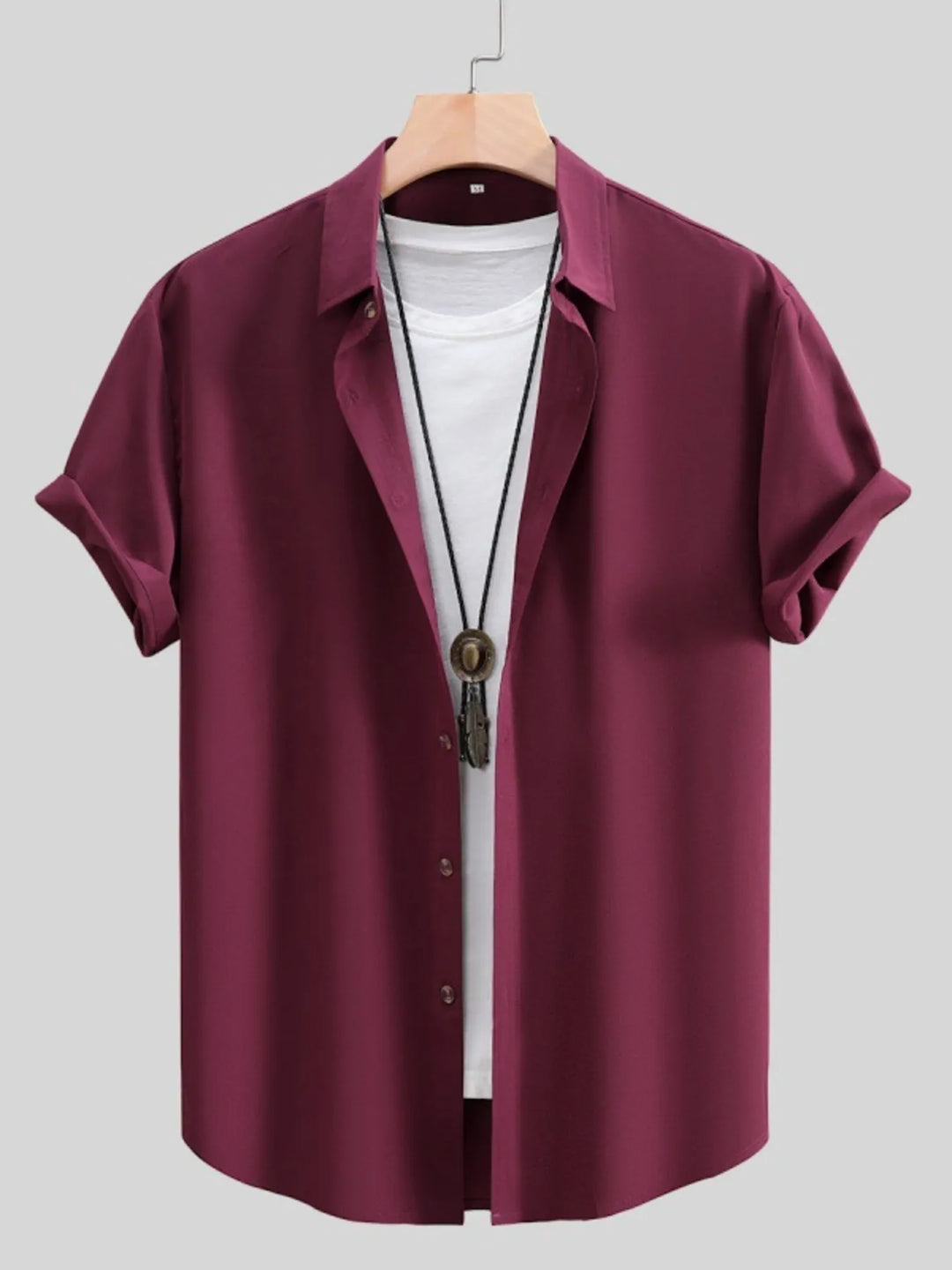 Men's Button Up Short Sleeve Shirt