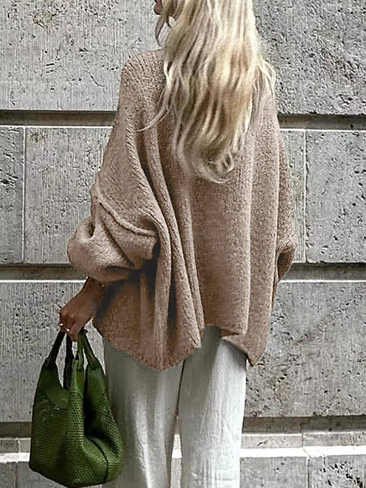 Oversized Knit Button Up Cardigan