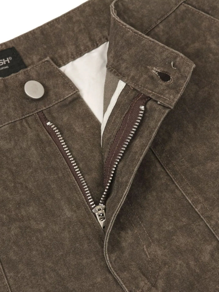 Men's Wide Leg Cargo Jeans