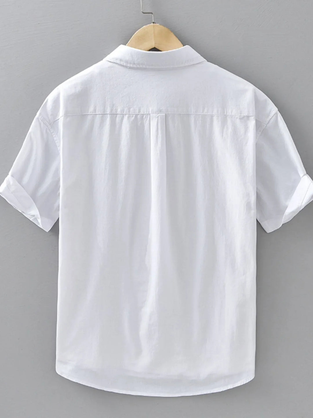 Men's Plus Size Button Up Short Sleeve Shirt