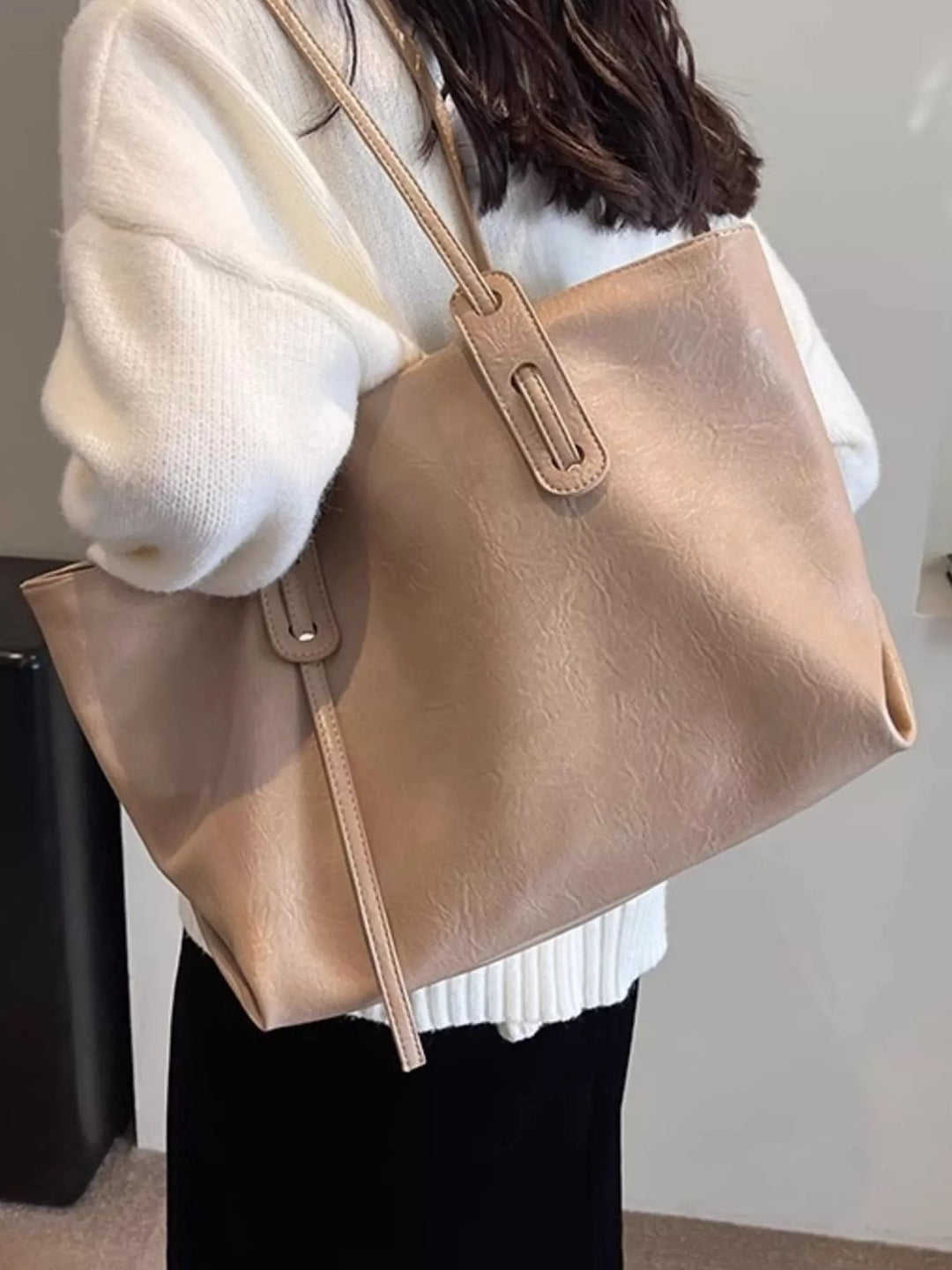 PU Leather Shoulder Bag