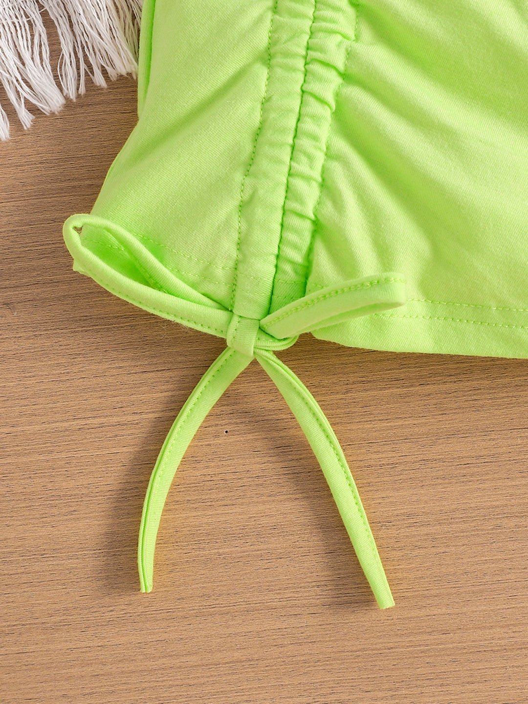 Children's Crop Top & Ruched Dress Set