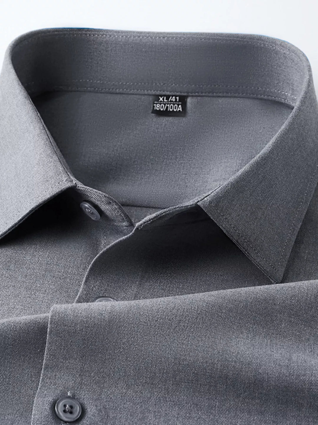 Men's Full Size Slim Fit Long Sleeve Shirt Plus Size