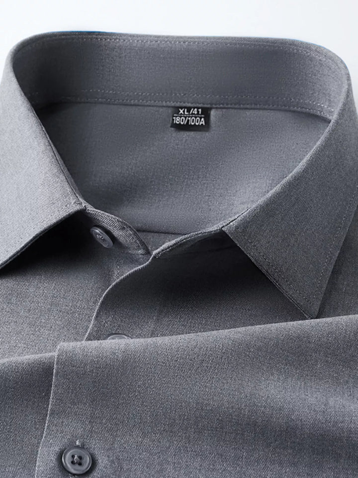 Men's Full Size Slim Fit Long Sleeve Shirt Plus Size