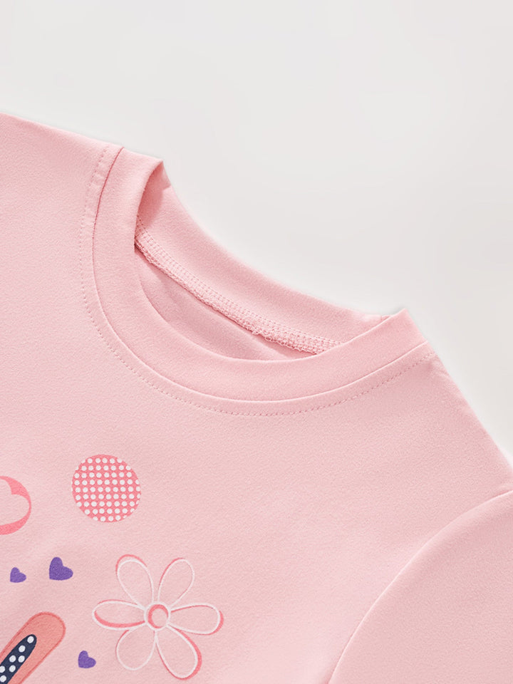 Children's Bunny Graphic Short Sleeve Tee