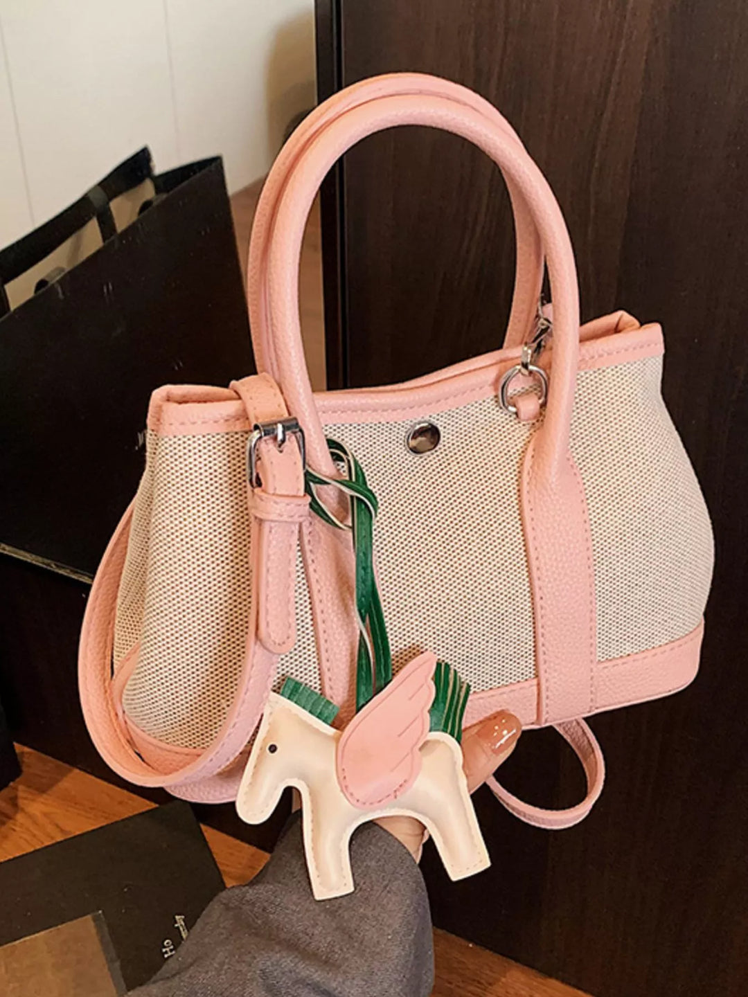 Contrast Crossbody Bag
