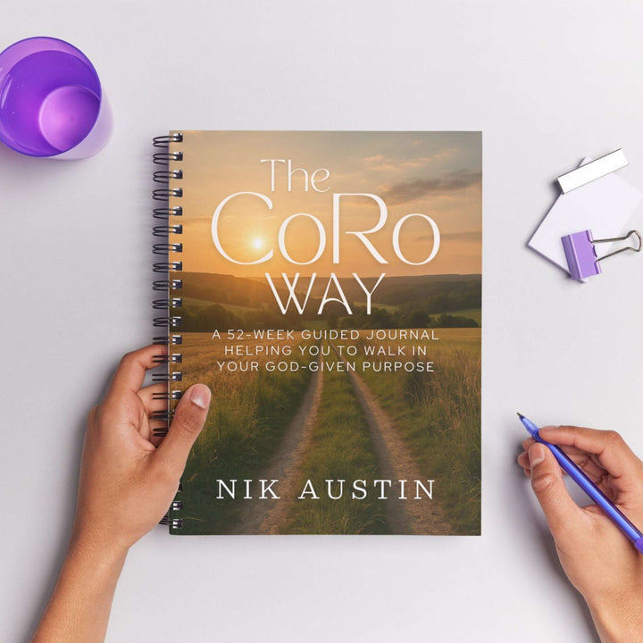 The CoRo Way Guided Journal | Coil-Bound Handmade Edition