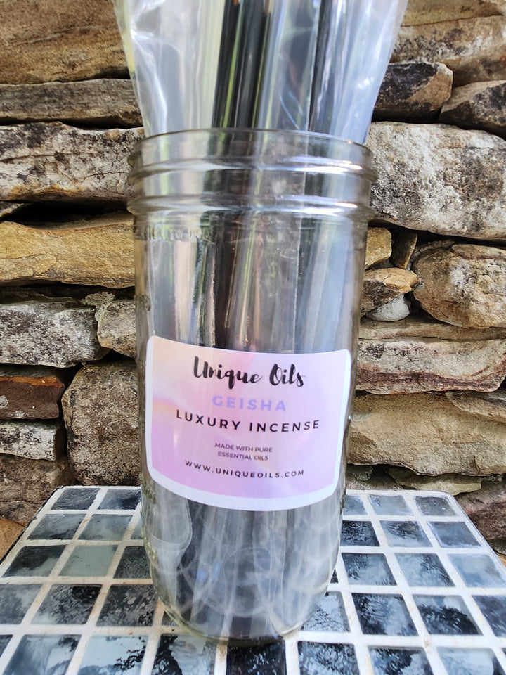 Unique Oils Luxury Incense - Geisha (pack of 10)
