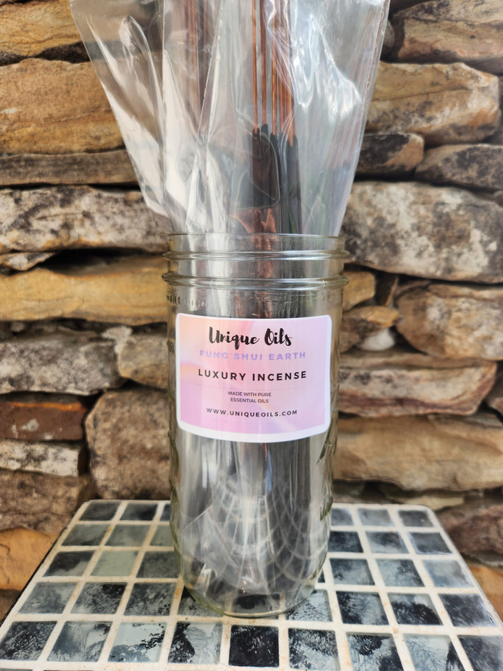 Unique Oils Luxury Incense - Fung Shui Earth (pack of 10)