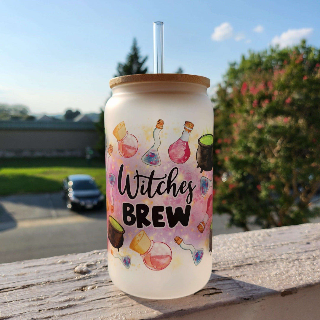 Witches Brew Glass Cup