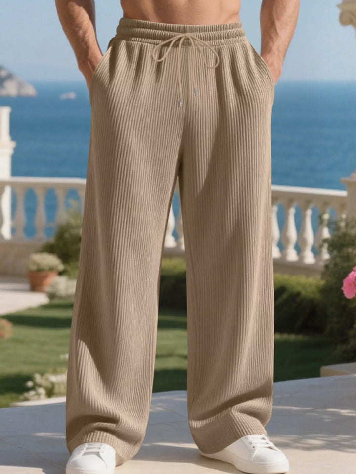 Men's Full Size Relaxed Fit Drawstring Pants Plus Size