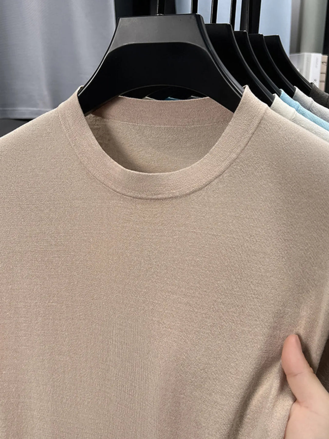 Men's Plus Size Round Neck Short Sleeve T-Shirt