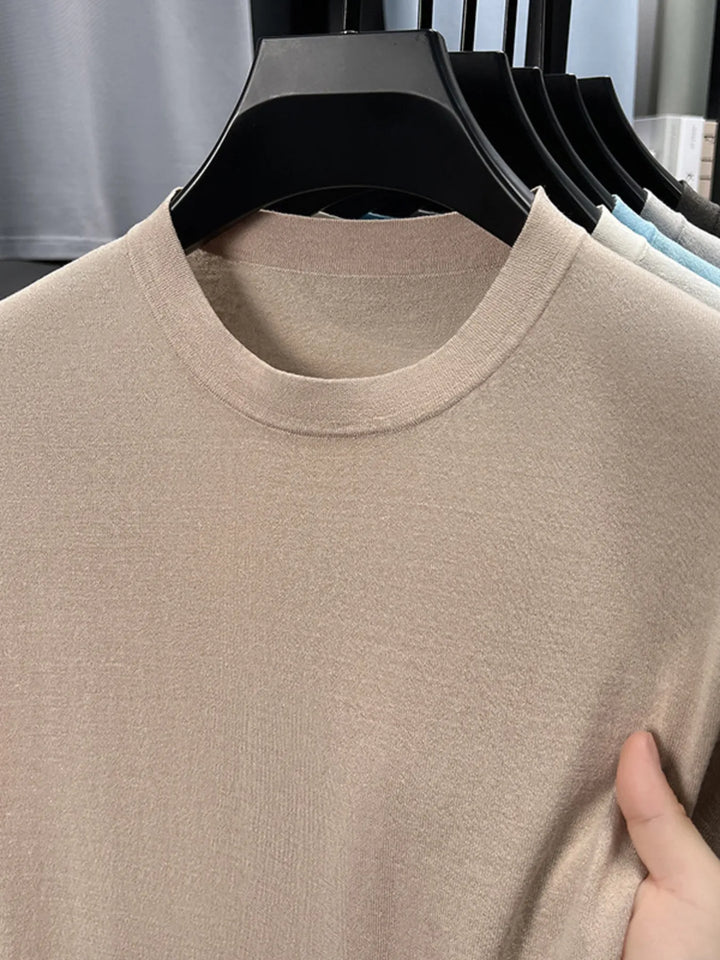 Men's Plus Size Round Neck Short Sleeve T-Shirt