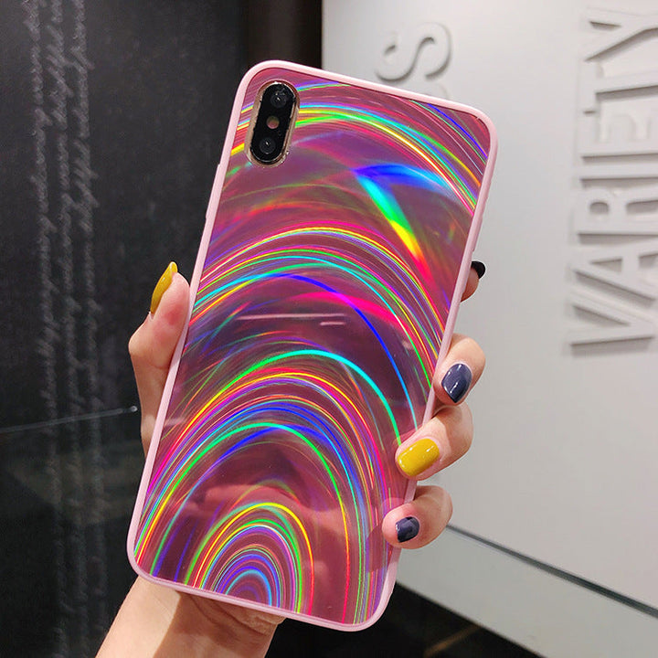 Rainbow Mirror Soft Case Phone Case