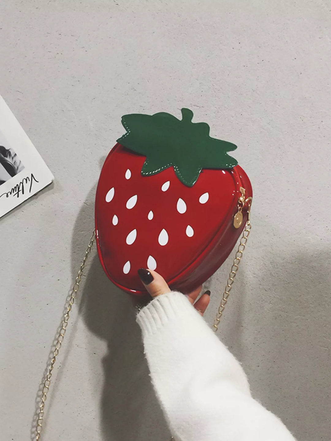Strawberry Shaped Crossbody Bag