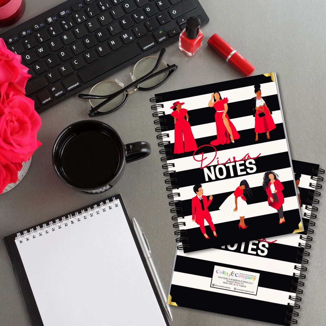 Diva Notes Sorority Keepsake Notebook