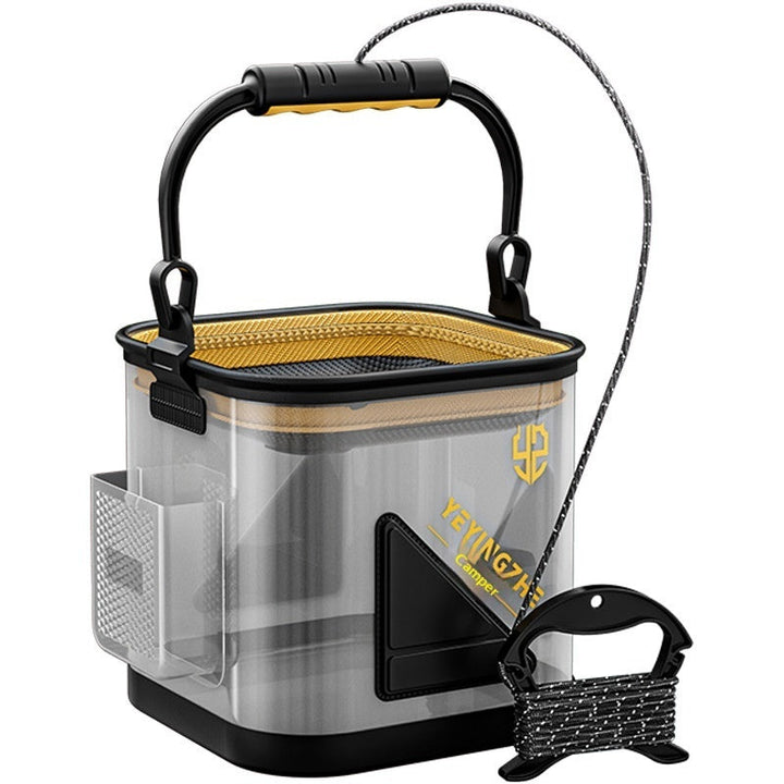 Thickened Transparent Fishing And Water-drawing Bucket