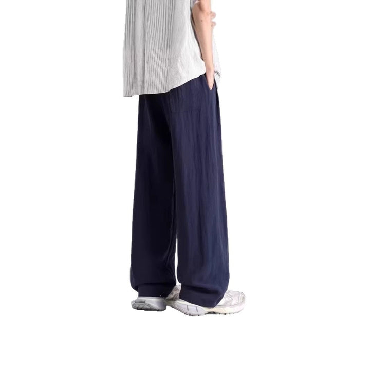 Draped Breathable Ice Silk Athletic Pants For Men