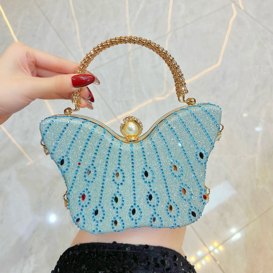 Exquisite Butterfly-shaped Handbag Crossbody And Shoulder Bag