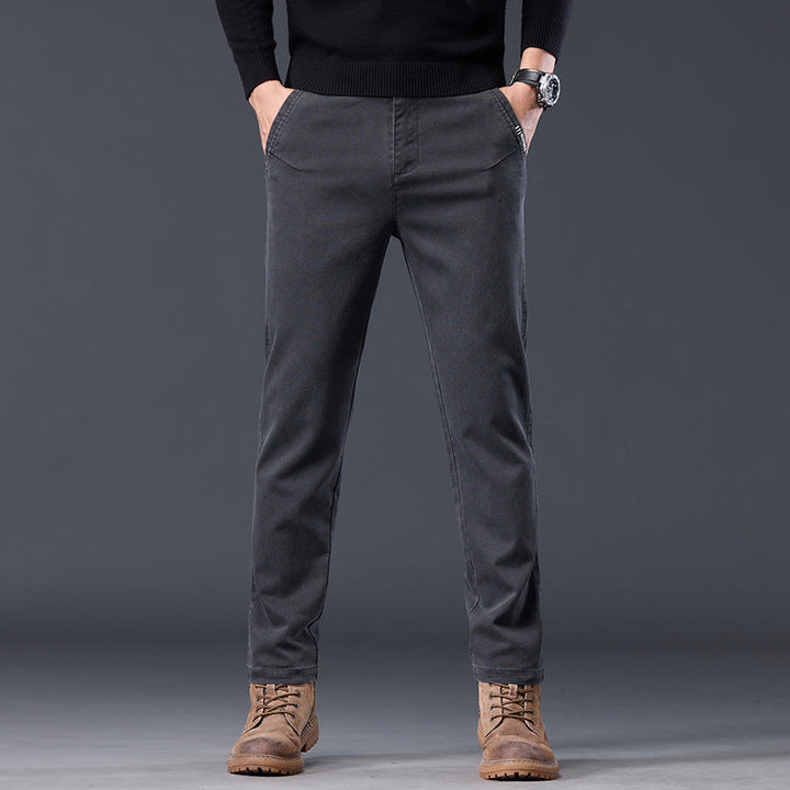 Spring And Autumn Loose-fitting Straight-leg Slim-fit Casual Trousers