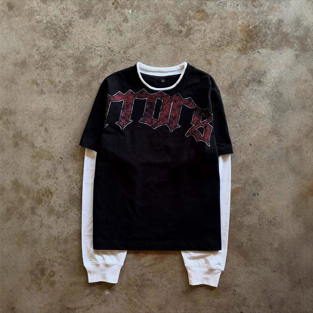 Mens Long-Sleeve Vintage T-Shirt