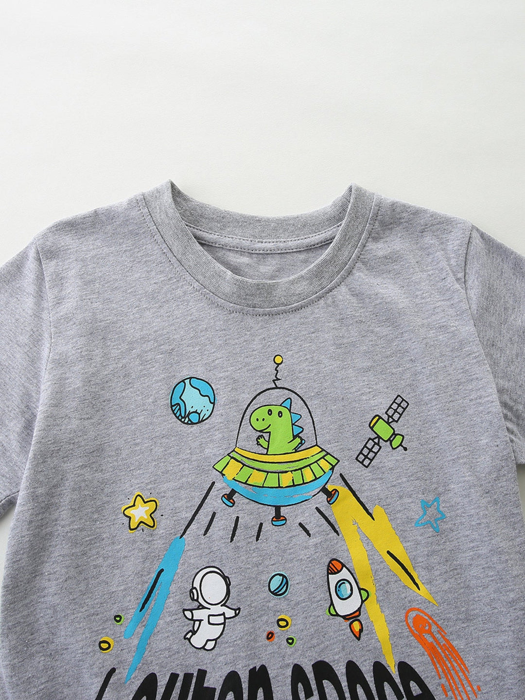 Children's Space Graphic T-Shirt 3 Piece Set