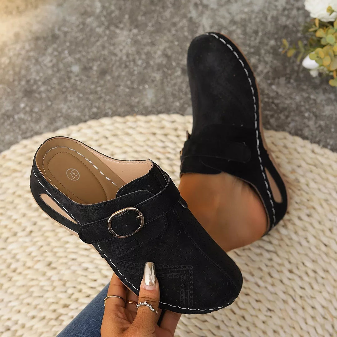 Casual Buckle Slip-Ons