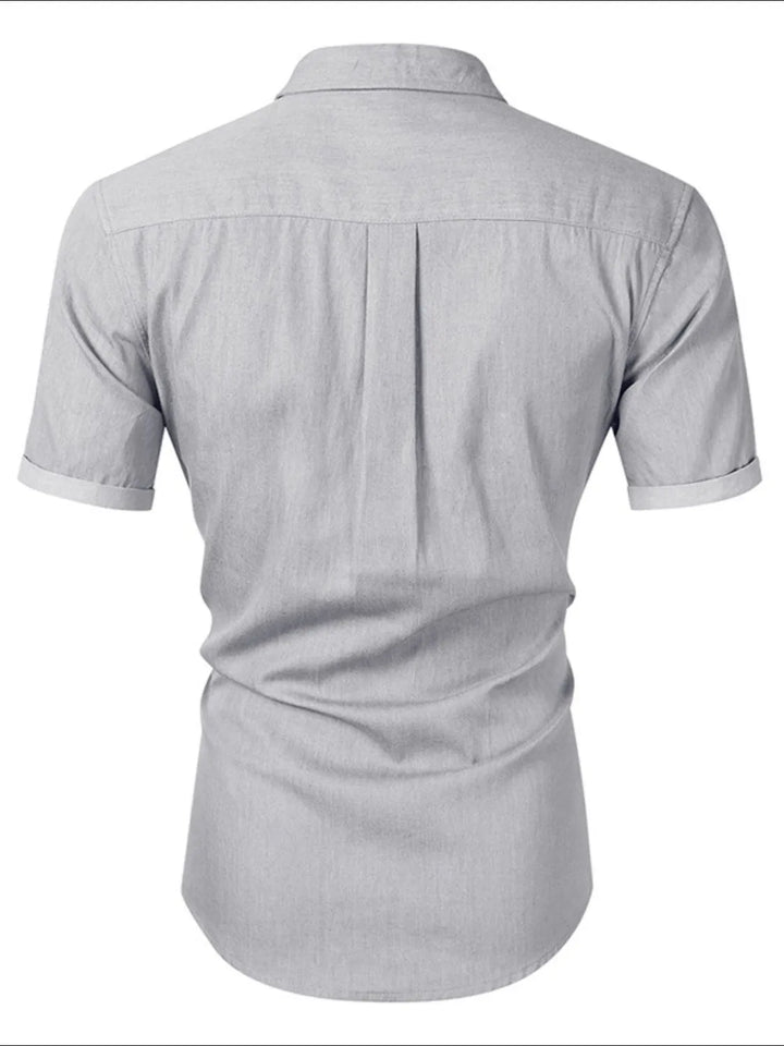 Men's Button Up Short Sleeve Shirt