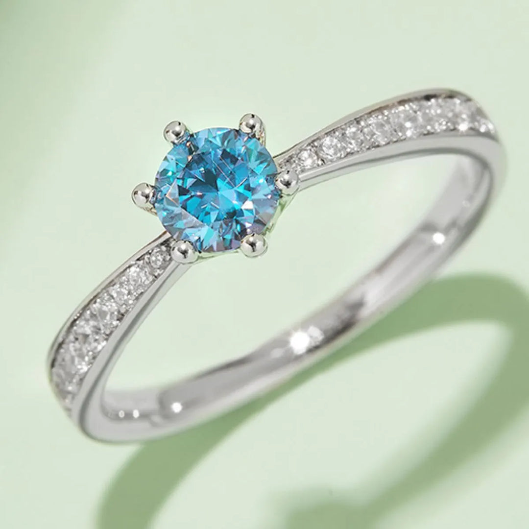 Moissanite 925 Sterling Silver Ring