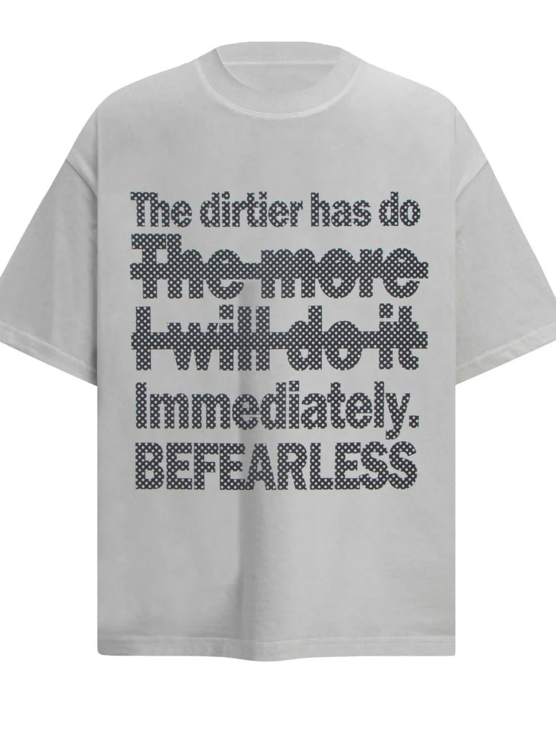Men's Round Neck Letter Graphic Oversized T-Shirt