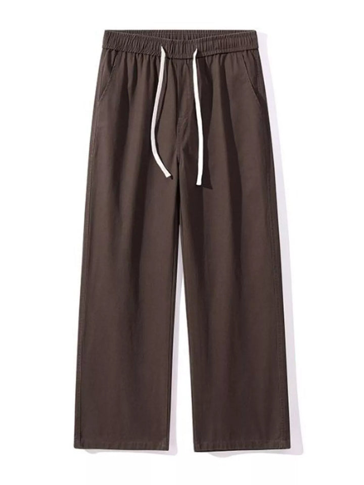 Men's Full Size Relaxed Fit Drawstring Pants Plus Size