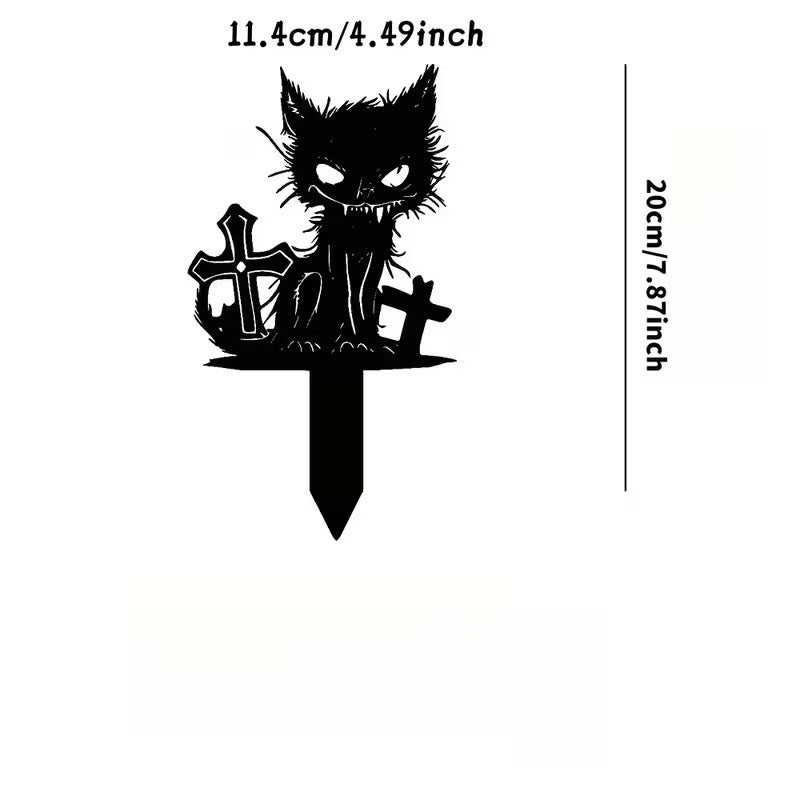 Acrylic Halloween Garden Decoration Picks