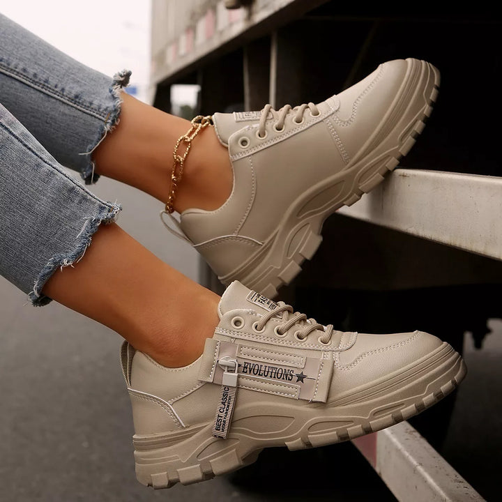 Lace Up Round Toe Athletic