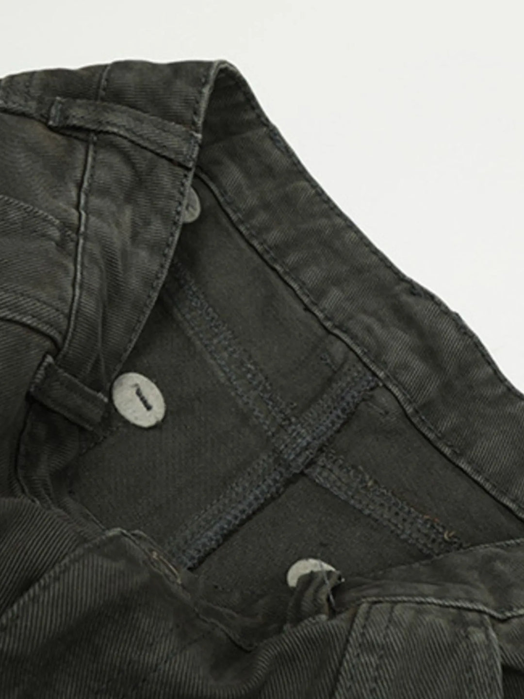 Men's Vintage Washed Wide Leg Cargo Jeans