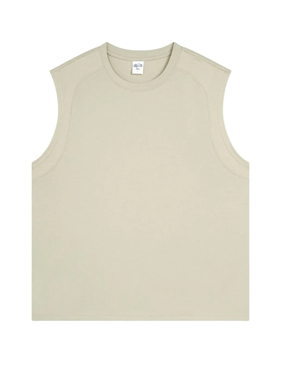 Men's Solid Color Round Neck Tank