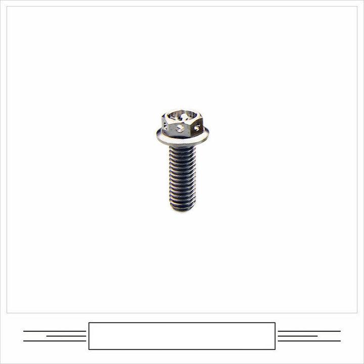 EFsolid Titanium Alloy Flange Head Screw Head Floor Empty Motorcycle Modified Screw